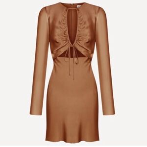 Shona Joy Brown Mini Dress - NWT